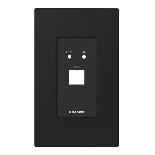 KRAMER Kramer Electronics 61-10001399 Black Frame Faceplate Set