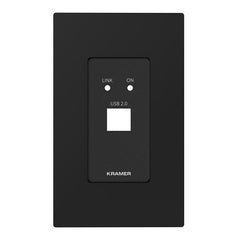 KRAMER Kramer Electronics 61-10001399 Black Frame Faceplate Set