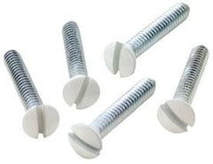 NSI INDUSTRIES Nsi Industries sp279p Wall Plate Screw 6-32 X 1 in Phillips White