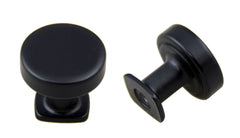 PRIDE INDUSTRIAL Pride Industrial K1218BK Manhattan Cabinet Knob Matte Black