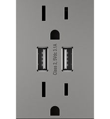 Legrand ARTRUSB153M4WP ADO ARTRUSB153M4WP 15A Duplex Outlet