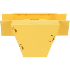 PANDUIT Panduit FRVT4X4LYL Vertical Tee Fitting Wire Duct