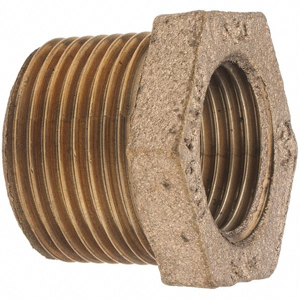 MERIT BRASS Merit Brass XB114-1208 Brass Pipe Bushing 3/4 X 1/2 in Class 125