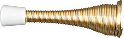 NATIONAL HARDWARE National Mfg N184-291 Spring Door Stop 3 in Bright Brass 2pk