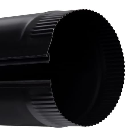 IMPERIAL Imperial BM0343 3 in. x 24 in. Steel Stove Pipe 1200 F (3 in. x 24 in.)