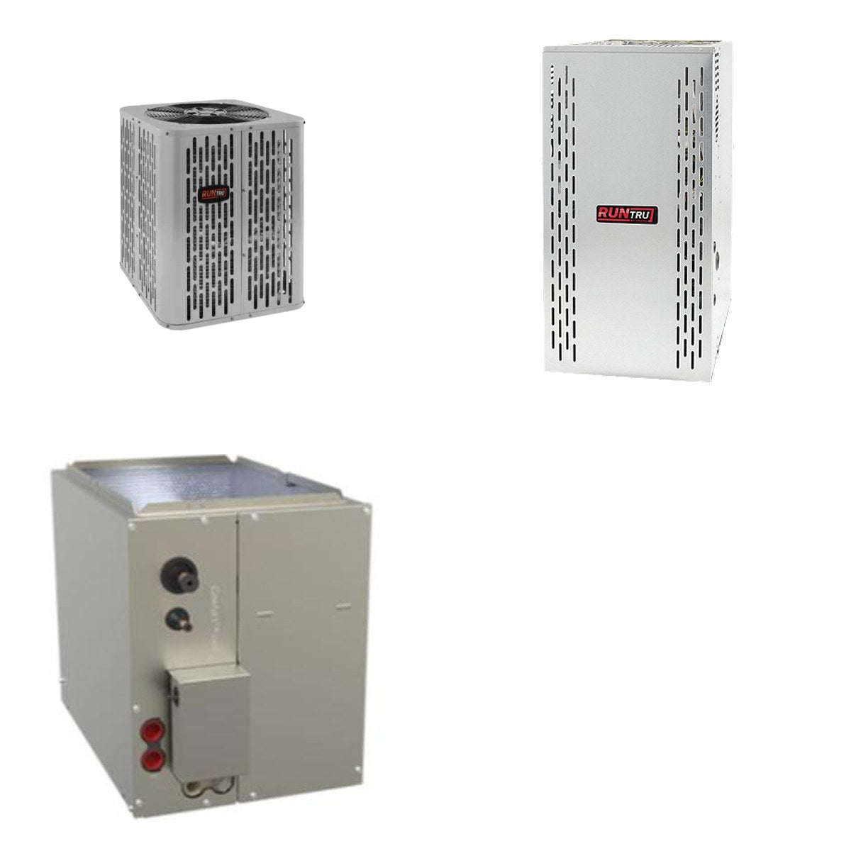 TRANE TRANE 36000 BTU R-454B 15 SEER2 Central Furnace + Coil System
