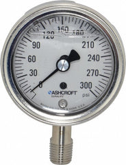 ASHCROFT Ashcroft 94479 Pressure Gauge 0-300 Psi 2.5 in Dial Npt