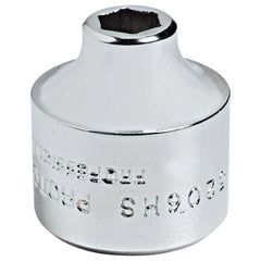 PROTO Proto J5206HS 3/16 in 6-point 3/8 in Drive Hand Socket