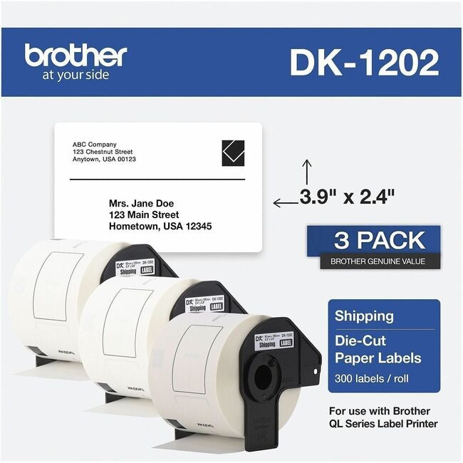 BROTHER Brother BRTDK12023PK DK address label (62 mm x 100 mm / 3 pack) DK12023PK