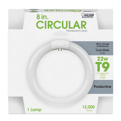 FEIT ELECTRIC Feit Electric FC8T9/CW Compact Fluorescent Bulb 22W (8 in) FC8T9/CW