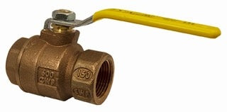 APOLLO VALVES Apollo Valves 77C10301A 2-piece Ball Valve 1/2 in Fnpt Bronze