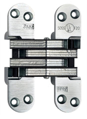 SOSS Soss 218ICUS3 Invisible Spring Hinge Bright Brass 1-3/4 in Doors