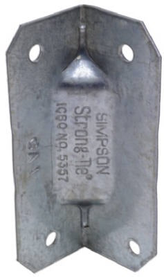 SIMPSON STRONG-TIE Simpson Strong Tie GA1 Gusset Angle 18-gauge Galvanized