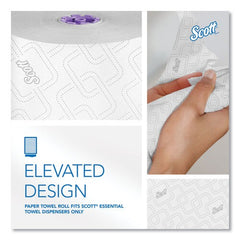 KIMBERLY-CLARK Kimberly-Clark KCC02001 Scott Essential Hard Roll Towels (8 inches x 950 ft, 6 Rolls)