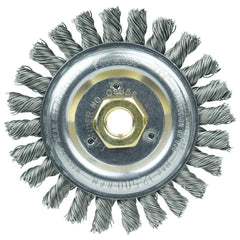 WEILER Weiler 09856 Wheel Brush 5 Inch Knotted Carbon Steel