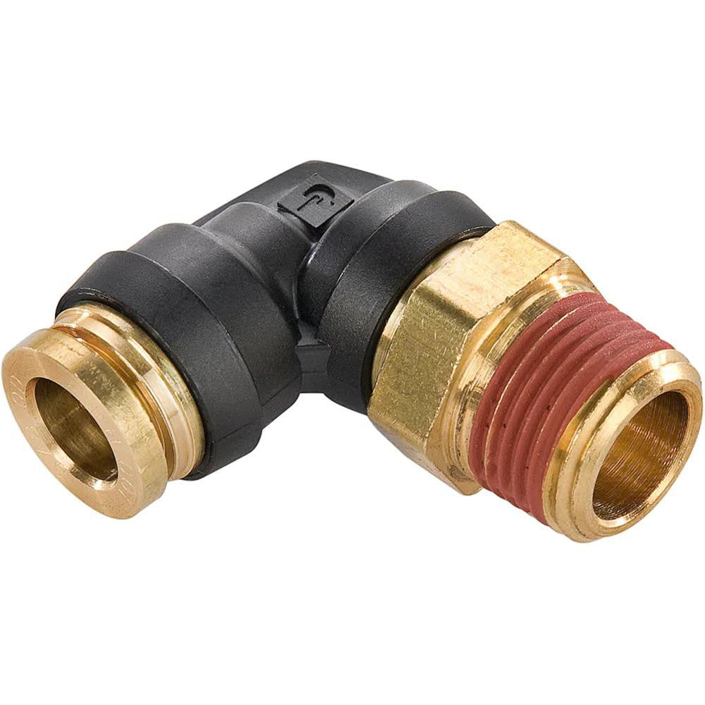 PARKER Parker PF-00066 90 Swivel Elbow 3/4 in Od 1/2 in Npt Brass