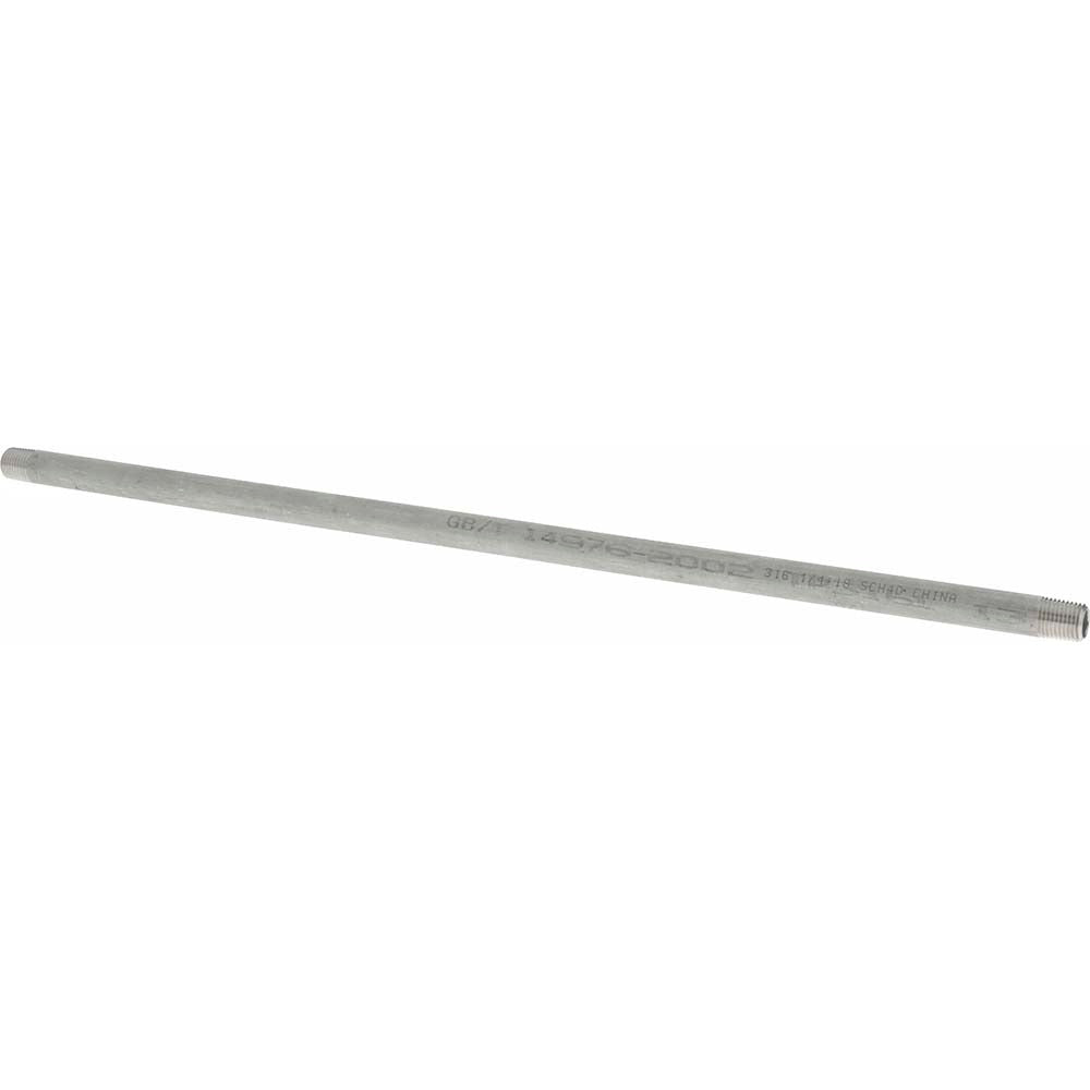 MERIT BRASS Merit Brass 6004-1800 Ss Pipe Nipple 1/4 in 316 316L Sched 40