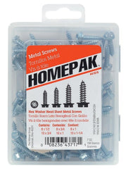 HILLMAN Hillman 41816 Homepak Sheet Metal Screw Assortment (6 Sizes)