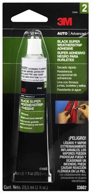 3M 3M Company 3602 Weatherstrip Adhesive Black