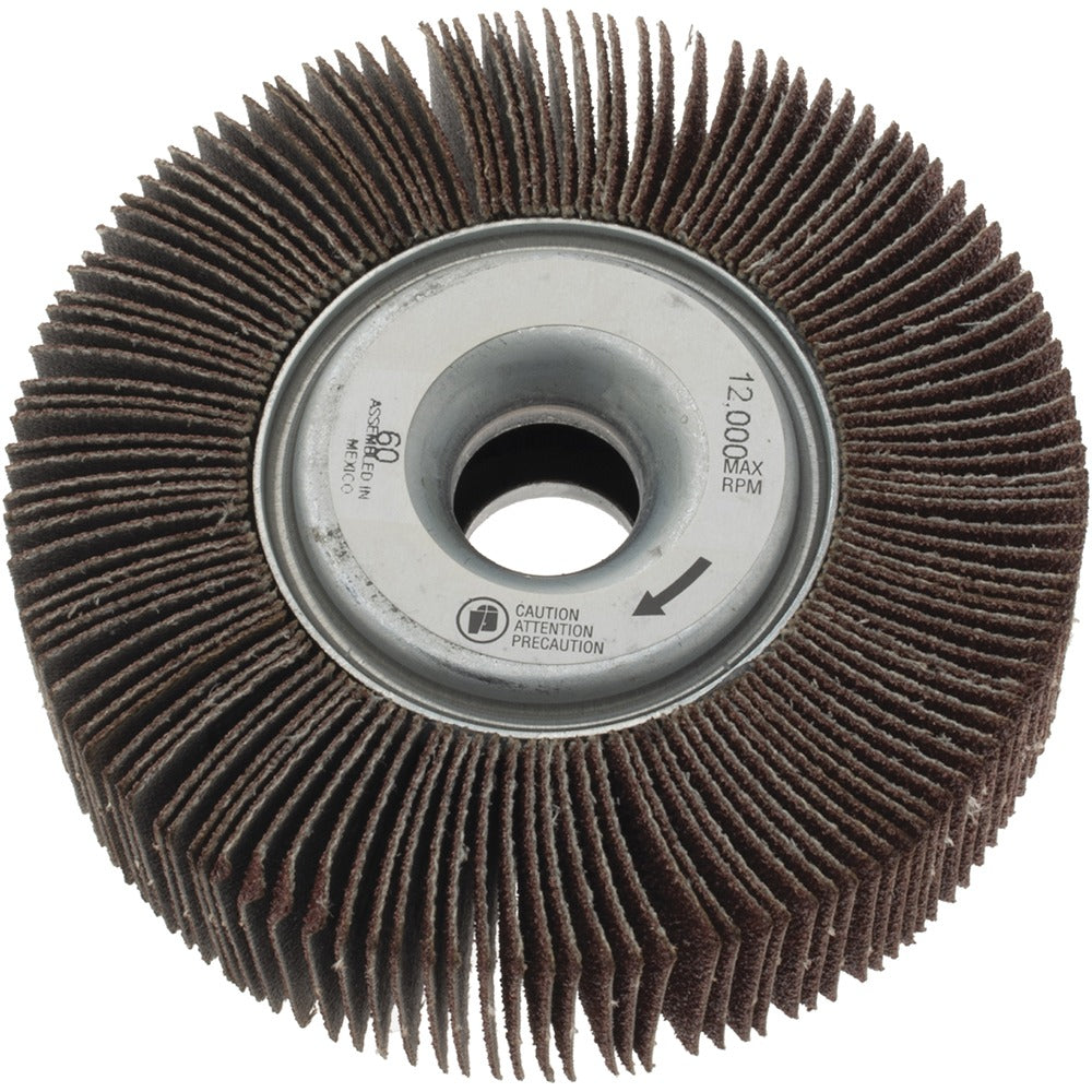 NORTON Norton 63642502668 Flap Wheel 60 Grit 3.5x1 in Aluminum Oxide