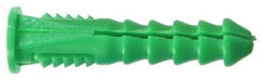 HILLMAN Hillman Fasteners 370332 Green Ribbed Plastic Anchor 50 Pack