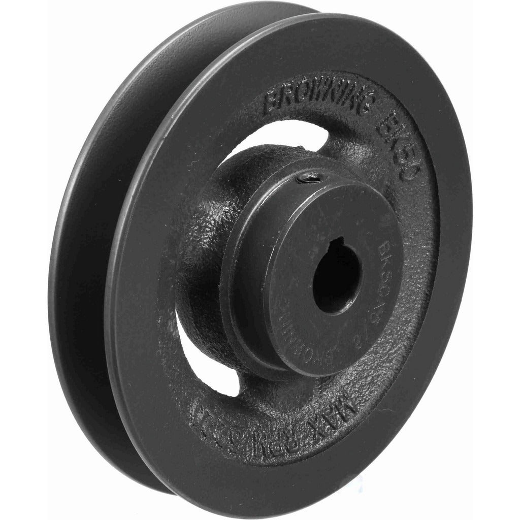 BROWNING Browning 1028380 Single Groove Sheave 5 in Od Cast Iron