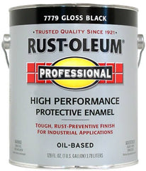 RUST-OLEUM Rust-oleum 7779-402 Gloss Black Enamel Coating 1 Gallon