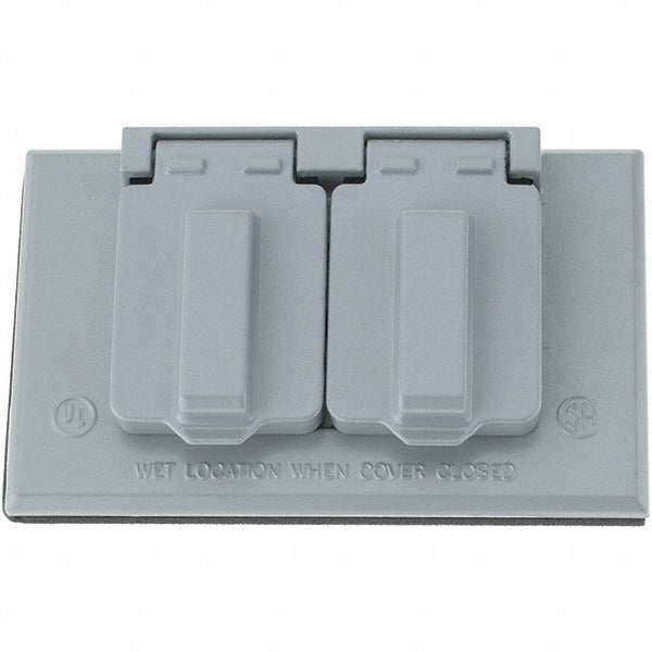 LEVITON Leviton WP1D-GY Polycarbonate Device Electrical Box Cover