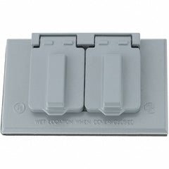 LEVITON Leviton WP1D-GY Polycarbonate Device Electrical Box Cover