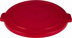 RUBBERMAID Rubbermaid FG264560RED Round Recycling Lid 44 Gal Red