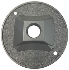 MULBERRY METAL PRODUCTS Mulberry Metal Products 30367 Weatherproof Cover (4 in, 1 Outlet, 1/2 in Hub)