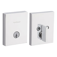 KWIKSET Kwikset 258RCT-26S.STRKP Deadbolt Smartkey Bright Chrome