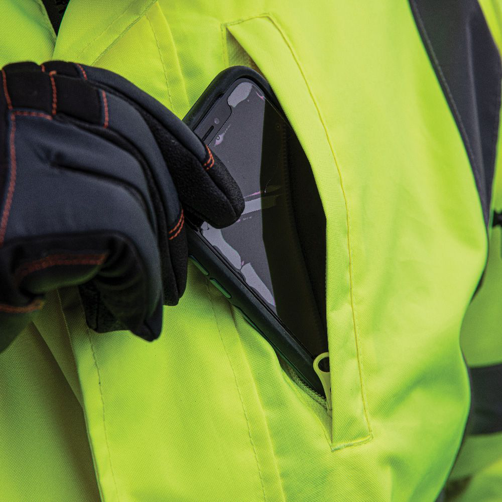 KLEIN TOOLS Klein Tools 60364 High-Visibility Winter Bomber Jacket L Replacement MPN