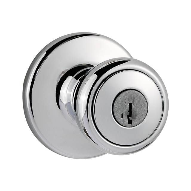 KWIKSET Kwikset 400T-26S Tylo Knob Entry Lock Smartkey Chrome