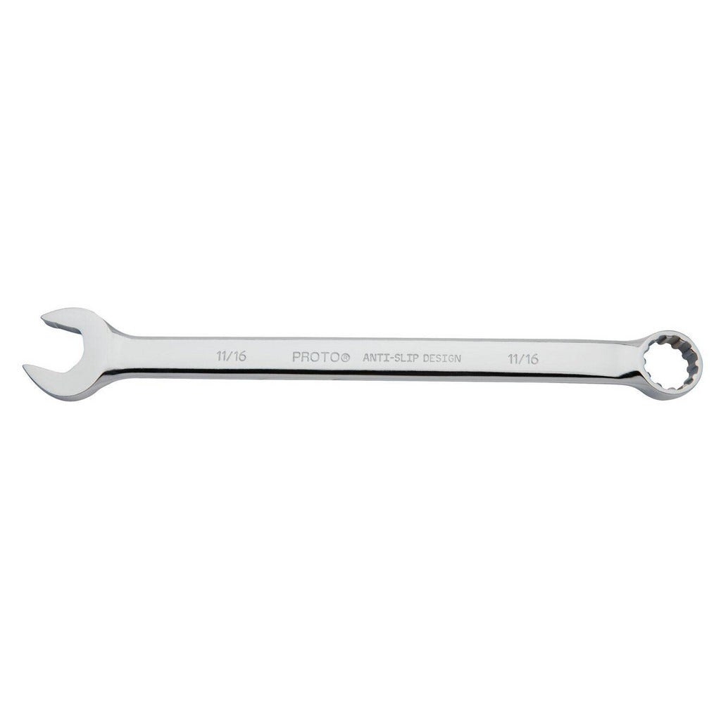 PROTO Proto J1222SPL Combination Wrench 11/16 Inch 12-point