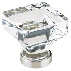 EMTEK Emtek 86404US15 Square Cabinet Knob Satin Nickel
