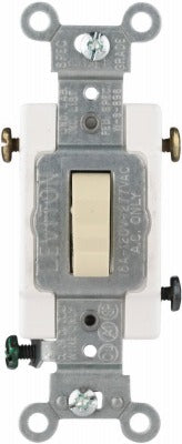 LEVITON Leviton Mfg Co S07-CS315-2IS 3-way Toggle Switch 15A