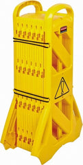 RUBBERMAID Rubbermaid FG9S1100YEL Folding Safety Barrier 13 Ft Yellow