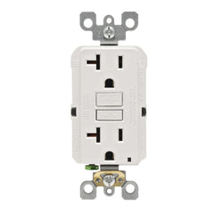 LEVITON Leviton R22-GFNT2-0KW SmartlockPro Self-Test GFCI Outlet 20A (1 Pack) R22-GFNT2-0KW