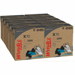 KIMBERLY-CLARK Kimberly-Clark KCC41455CT Wypall PowerClean X70 Medium Duty Cloths (8.34 x 16.80, 96/Box, 10/Carton)