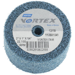 NORTON Norton 66261080269 Deburring Wheel 2 in Aluminum Oxide Density 7