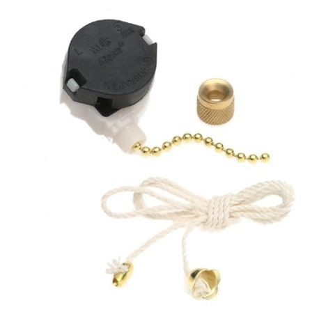 WESTINGHOUSE Westinghouse 7702100 3-Speed Fan Switch for Single Capacitor Ceiling Fan