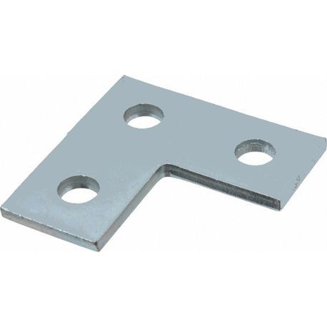 EATON B-Line B140ZN Zinc Plated 3-Hole Corner Plate