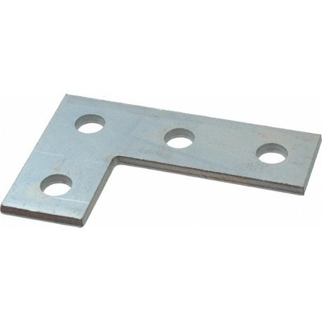 EATON B-Line B143ZN Flat Corner Plate 4 Hole 3-1/2 in L x 1/4 in THK