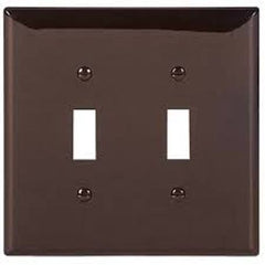 Eaton PJ2B EWD PJ2B Wallplate 2G Toggle Poly M
