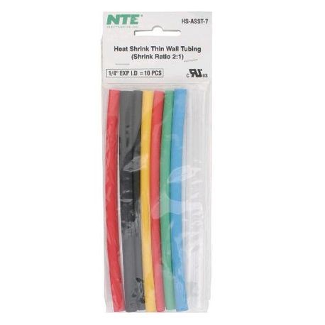 NTE ELECTRONICS HS-ASST-7 HEAT SHRINK