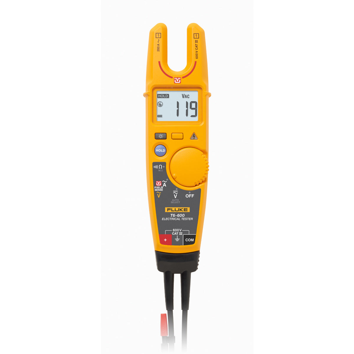 FLUKE Fluke T6-600 AC Voltage and Current Electrical Tester with FieldSense, 600V