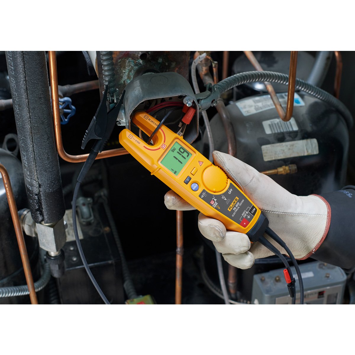 FLUKE Fluke T6-600 AC Voltage and Current Electrical Tester with FieldSense, 600V