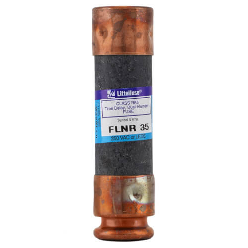 LITTELFUSE Littelfuse FLNR035 35 Amp 250 VAC 125 VDC Class RK5 Dual Element Time Delay Fuse