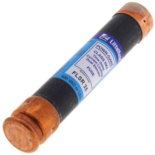 LITTELFUSE Littelfuse FLSR035 Dual Element Class RK5 Rejection Time Delay Fuse 35 Amp 600 Volt AC 300 Volt DC Powr-Gard